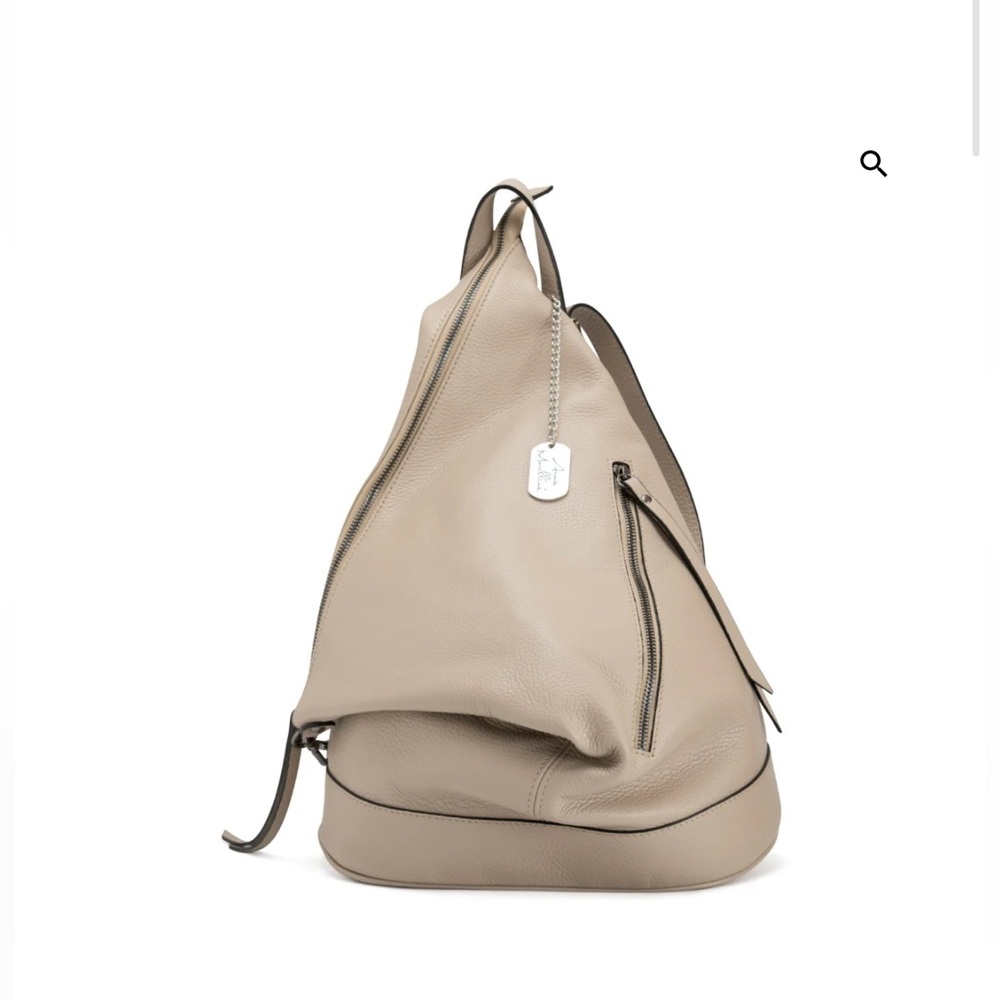 Anna Morellini italian designer leather backpack